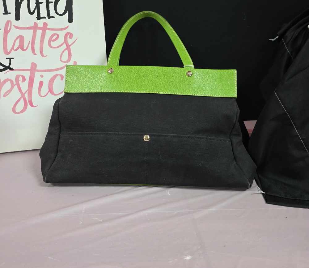 Kate Spade Black and Green Tote Bag